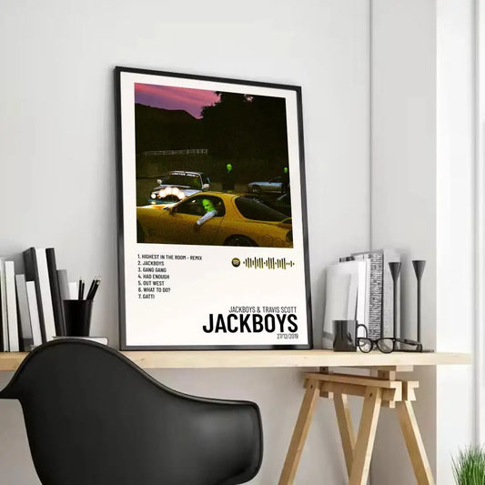 Singer T_Travis S_ScoTT Album Poster Decorative Wall Art Stickers Mural Photo Print for Home Living Room Hallway Decor Gift